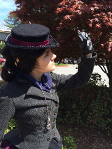 Susan as Sherlock Holmes