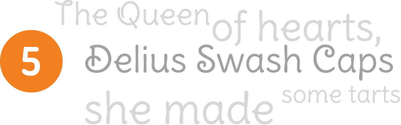 delius-swash-font