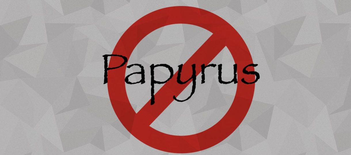 no-papyrus