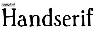 Handserif