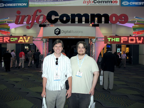 Christian and Dan are ready to experience InfoComm09