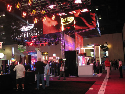 Here's an impressive LED light display at InfoComm