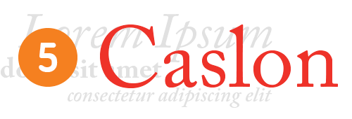 5-caslon