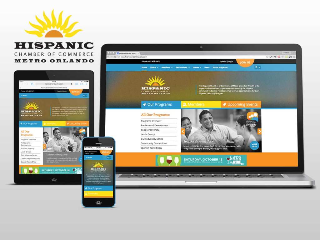 Hispanic Chamber of Commerce of Metro Orlando Website