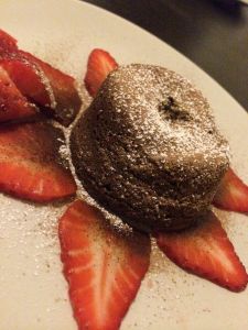 Christian's molten chocolate lava cake