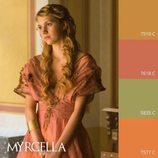 Game of Thrones Color Series! #got #gameofthrones #myrcella #color #pantone #design