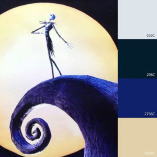 October 2 - Pantone Color Series! Jack Skellington #halloween #jackskellington #pantone #color